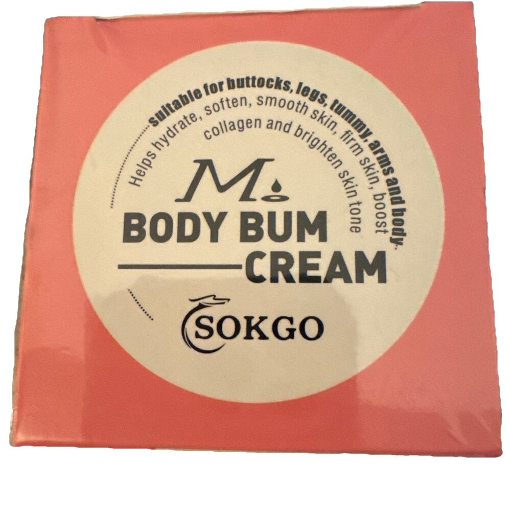 Moisturizing Body Bum Cream Sokgo -Hydrate, Soften, Smooth Skin Sealed Exp 4/27
